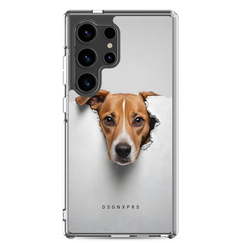 Funny Sad Dog Peep Samsung Case