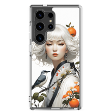 Oriental Lady with Orange and Bird Samsung Case