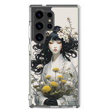 Oriental Lady with Yellow Flowers Samsung Case