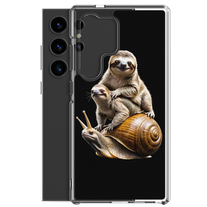 Sloth Riding A Snail Samsung Case