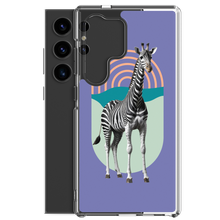 Giraffe Zebra Purple Samsung Case