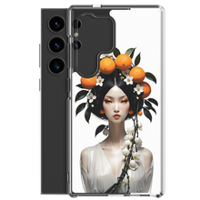 Beauty Lady with Orange Fruits Samsung Case