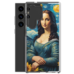 Monalisa Painting in Van Gogh Style Samsung Case