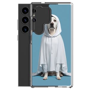 Dog in Ghost Costume Samsung Case