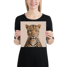 Leopard Potrait Poster Print Art