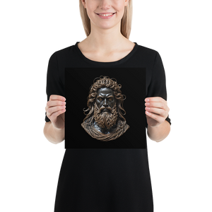 Zeus Copper Wire Sculpture Poster Print Art