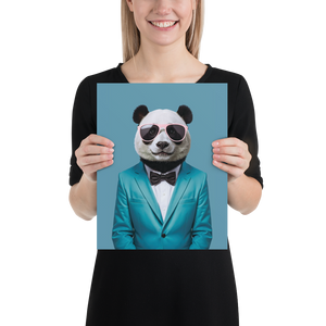 Funky Panda Poster Print Art