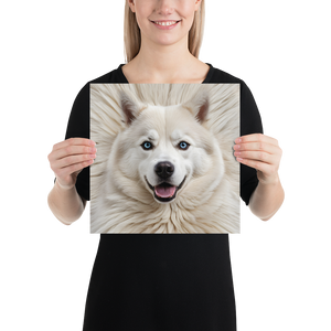 Siberian Husky Poster Print Art