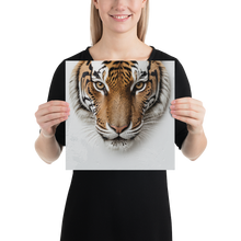 Silent Tiger Head Poster Print Art