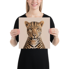 Leopard Potrait Poster Print Art