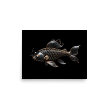 Minimalism Copperplate Art Fish Poster Print Art