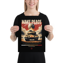 Make Peace Stop War Tank Poster Print Art