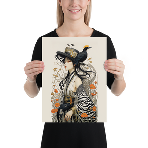 Mrs. Flora and Fauna Poster Print Art