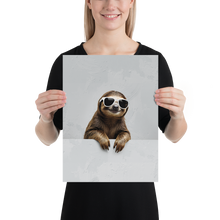 Cool Smiling Sloth Poster Print Art