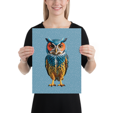 Blue Owl Poster Print Art