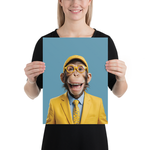 Funky Monkey Poster Print Art