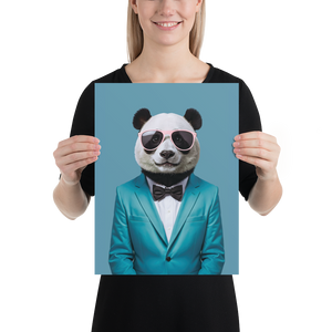 Funky Panda Poster Print Art