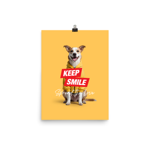 Good Boy Yellow Poster Print Art