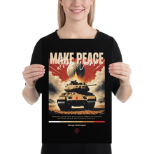 Make Peace Stop War Tank Poster Print Art