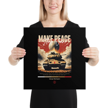 Make Peace Stop War Tank Poster Print Art