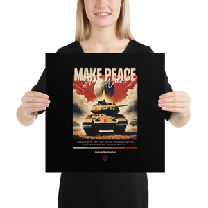 Make Peace Stop War Tank Poster Print Art