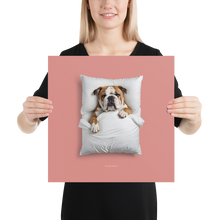 Sleeping Bulldog Poster Print Art