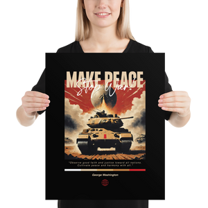 Make Peace Stop War Tank Poster Print Art