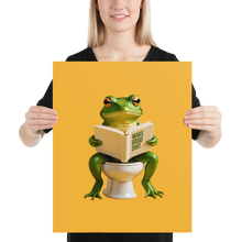 Frog Poop Poster Print Art