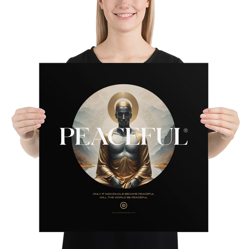 Peaceful Poster Print Art