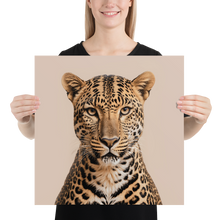 Leopard Potrait Poster Print Art