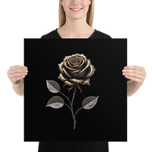 Rose Copper Art Poster Print Art