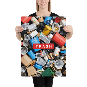 Trash Poster Print Art