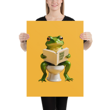 Frog Poop Poster Print Art