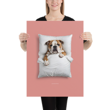 Sleeping Bulldog Poster Print Art