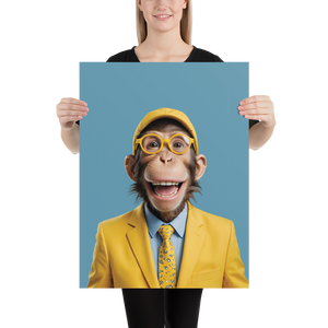 Funky Monkey Poster Print Art