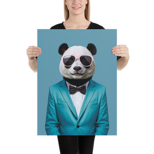 Funky Panda Poster Print Art