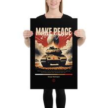 Make Peace Stop War Tank Poster Print Art