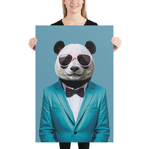 Funky Panda Poster Print Art