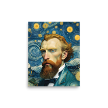 Van Gogh Potrait Painting Poster Print Art