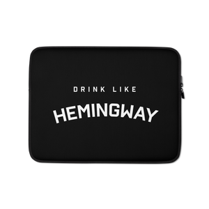 Drink Like Hemingway Laptop Sleeve