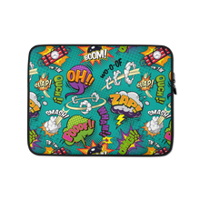 Comic Text Pattern Laptop Sleeve