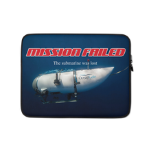 Ocean Gate Mission Failed Laptop Sleeve