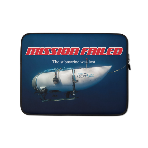 Ocean Gate Mission Failed Laptop Sleeve