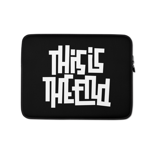 THIS IS THE END? Reverse Laptop Sleeve