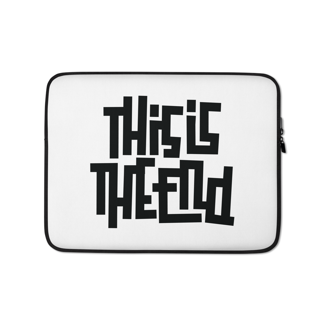 THIS IS THE END? White Laptop Sleeve