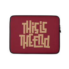 THIS IS THE END? Burgundy Laptop Sleeve