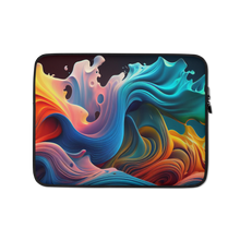 Colorful Swirl Background Laptop Sleeve