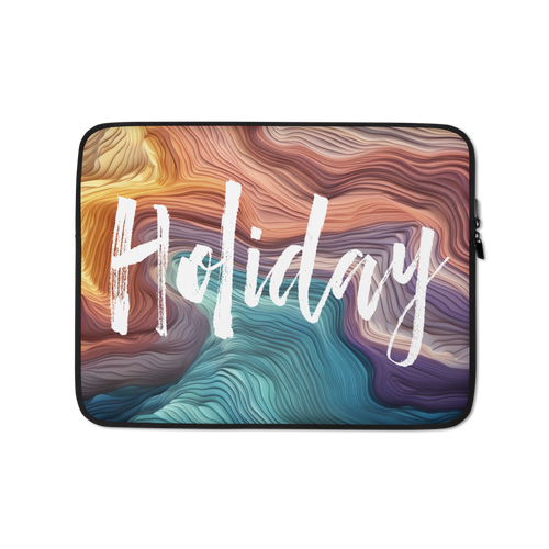 Holiday Wavy Canyon Laptop Sleeve