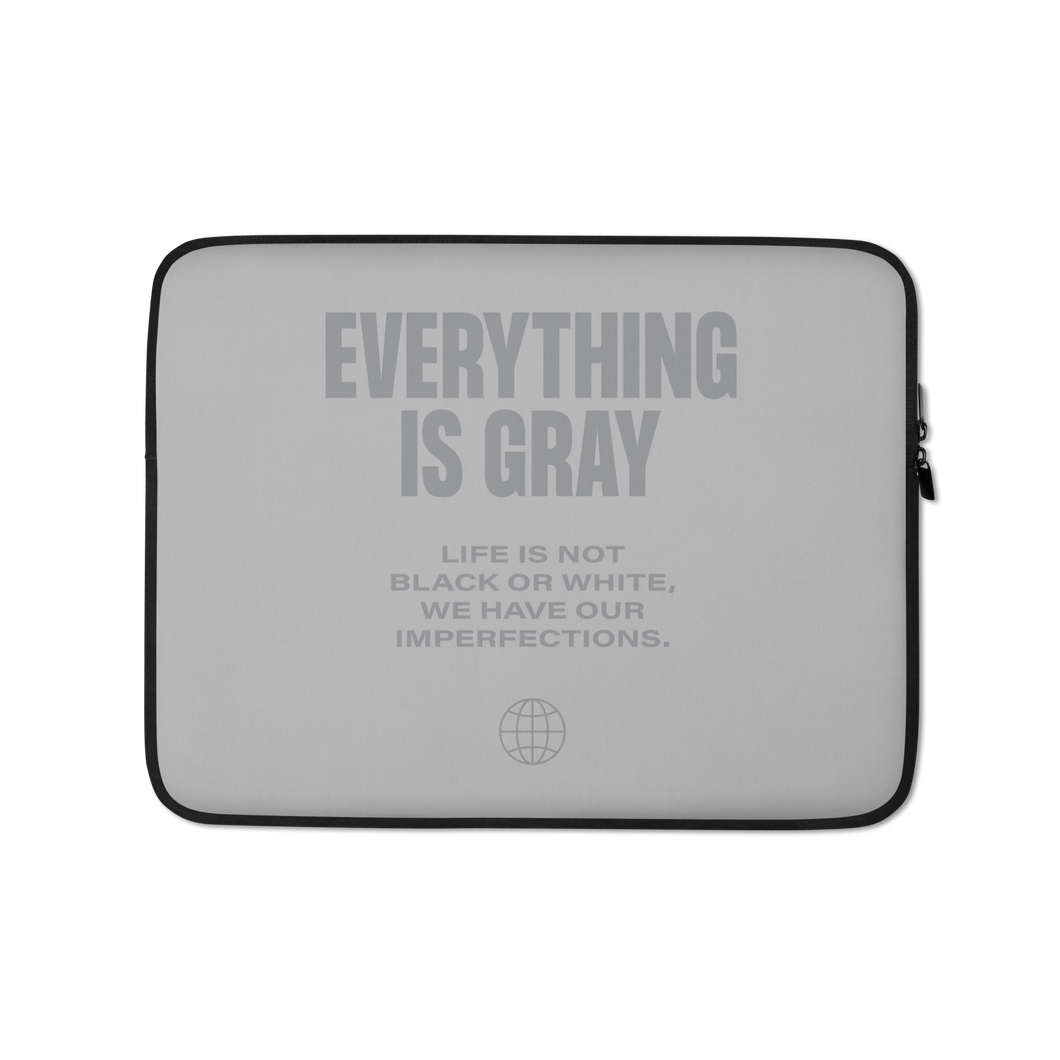 Everything is Gray Laptop Sleeve