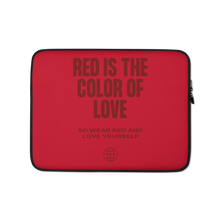 Red is the color of love Laptop Sleeve